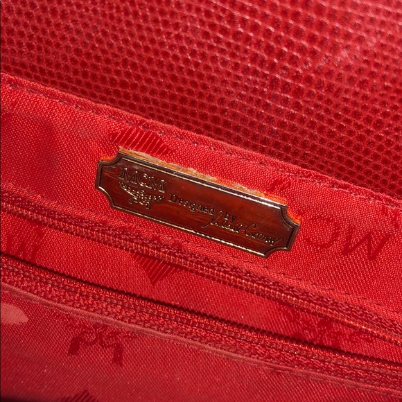 Autehntic MCM Antique Red Crossbody - Picture 5 of 5